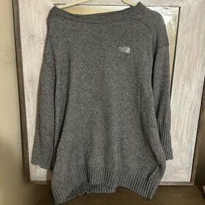 North Face oversized grey sweatshirt!